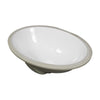 SOTTOPIANO Lavabo Ovale 56x41.5