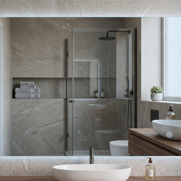 LINEAR Specchio Retroilluminato Reversibile