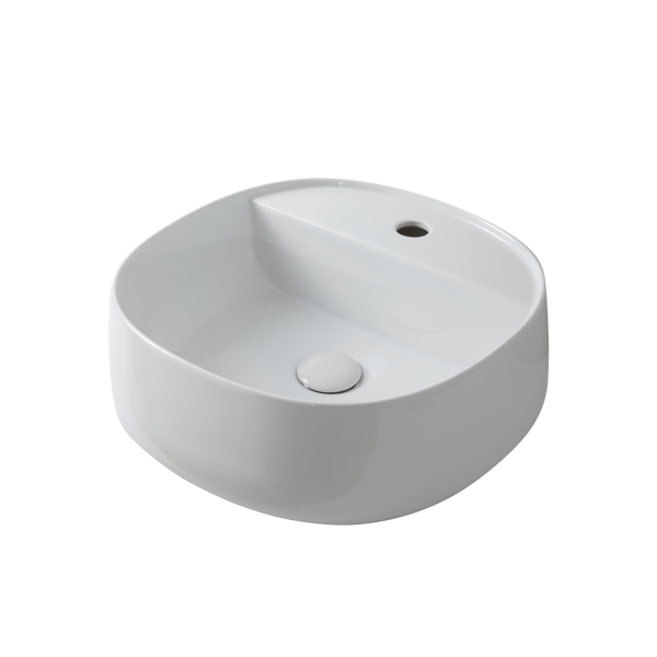 CIOTOLE ONE Lavabo Monoforo in Appoggio 42x42